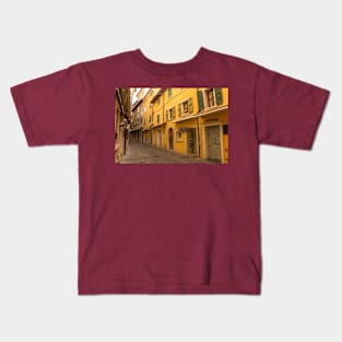 Street in Garda in North East Italy Kids T-Shirt